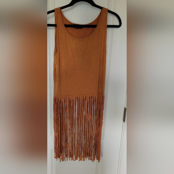POL Fringe Tank Top in Orange. Sz S.NWOT - Picture 1 of 7